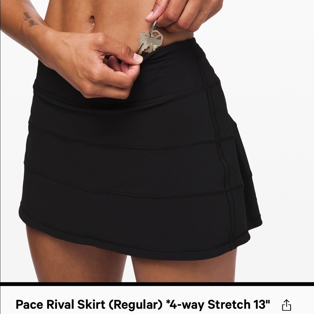 Lululemon Pace Rival Skirt NWOT